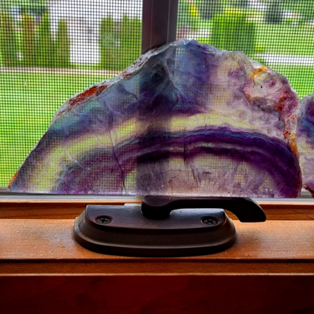 Flourite slab